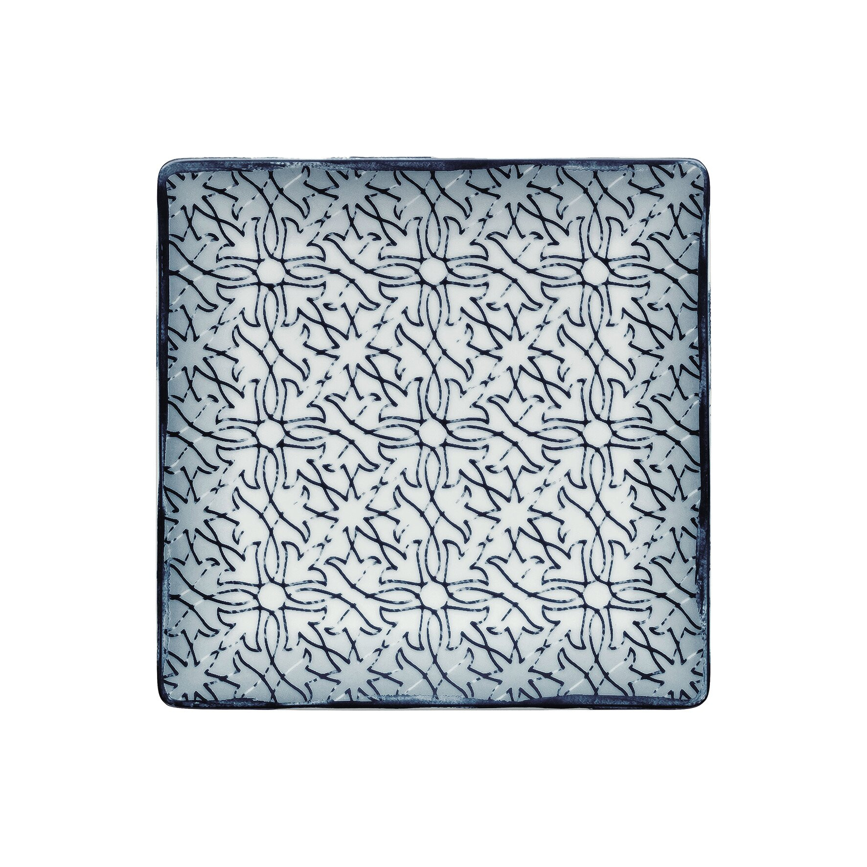 Shabby Chic, Coupteller halbtief eckig 238 x 238 mm Dekor 6